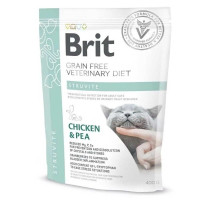 Brit Veterinary Diet Cat Struvite 400 г сухий корм для котів при сечокам’яної хвороби Brit Veterinary Diet Cat Struvite 400 г сухий корм для котів при сечокам’яної хвороби