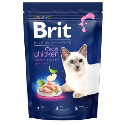 Brit Premium Adult Chicken для котів з куркою 1.5 кг