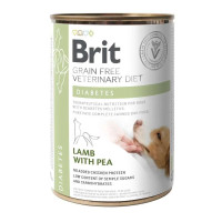Brit Veterinary Diet Diabets Dog Cans 400 г вологий корм для собак з цукровим діабетом Brit Veterinary Diet Diabets Dog Cans 400 г вологий корм для собак з цукровим діабетом