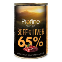 Вологий корм Profine Beef and Liver для собак з яловичиною та яловичої печінкою 400 г Вологий корм Profine Beef and Liver для собак з яловичиною та яловичої печінкою 400 г
