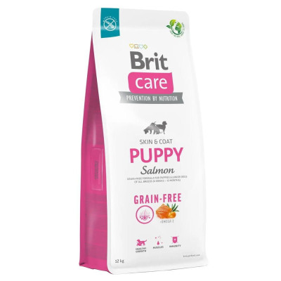 Brit Care Dog GF Puppy для цуценят з лососем 1 кг