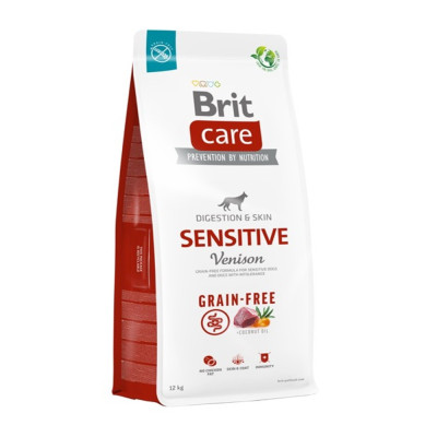 Brit Care Dog GF Sensitive для собак з чутливим травленням з олениною 3 кг