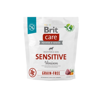 Brit Care Dog GF Sensitive для собак з чутливим травленням з олениною 3 кг