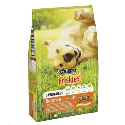 Purina Friskies Balans для дорослих собак з куркою та овочами 10 кг