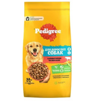 Сухий корм для дорослих собак Pedigree з яловичиною та овочами 12 кг Сухий корм для дорослих собак Pedigree з яловичиною та овочами 12 кг