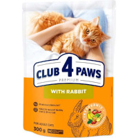Клуб 4 Лапи Premium Chicken для котів з кроликом 300 г Клуб 4 Лапи Premium Chicken для котів з кроликом 300 г