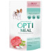 Optimeal Adult Dogs Beef & Cranberry jelly 100 г вологий корм для собак усіх порід з яловичиною в желе