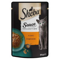 Sheba Sauce Collection 28х85 г вологий корм для котів з індичкою в соусі Sheba Sauce Collection 28х85 г вологий корм для котів з індичкою в соусі