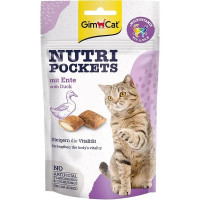 Лакомство для кошек GimCat Nutri Pockets Duck Multivitamin с уткой, 60 г