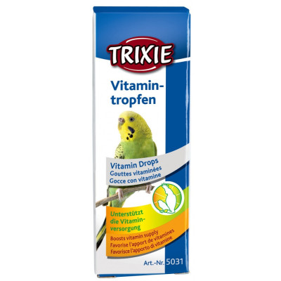 Краплі Trixie Vitamin Drops для птахів, зміцнення імунітету, 15 мл