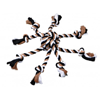 Игрушка Trixie Rope Toy для собак на хлопковом канате, 7х44 см Игрушка Trixie Rope Toy для собак на хлопковом канате, 7х44 см