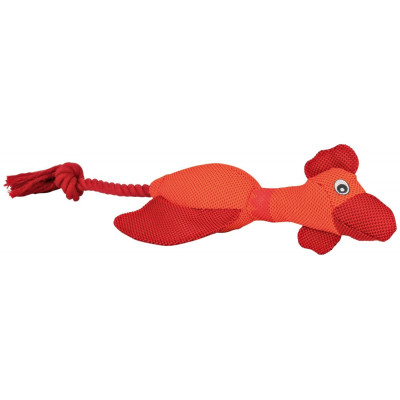 Игрушка Trixie Chicken or Duck для собак нейлоновая, с пищалкой, 38 см