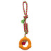 Кільце Trixie Playing Rope with Ring для собак гумове, на канаті, 12х41 см