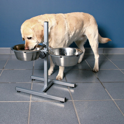 Подставка Trixie Dog Bar с 2 мисками для собак, 4.5 л Подставка Trixie Dog Bar с 2 мисками для собак, 4.5 л