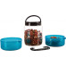Бокс для корму Trixie Travel Set для собак, з двома мисками, пластик, 2 л