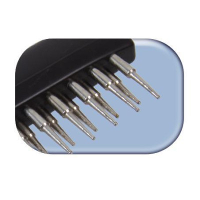 Граблі Trixie Metal Groomer для собак дворядні, переменный зуб, 10х15 см Граблі Trixie Metal Groomer для собак дворядні, переменный зуб, 10х15 см
