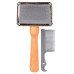 Пуходерка+расческа Trixie Soft Brush для собак, дерево, 6х13 см Пуходерка+расческа Trixie Soft Brush для собак, дерево, 6х13 см