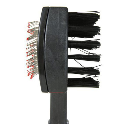 Пуходерка Trixie Soft Brush для собак двухсторонняя, 10х17 см Пуходерка Trixie Soft Brush для собак двухсторонняя, 10х17 см