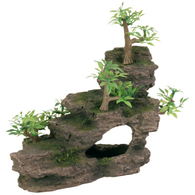 Декорация Trixie Rock Stairs для аквариума, полиэфирная смола, 19 см