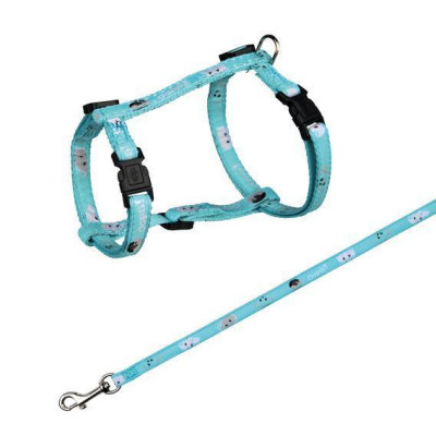 Поводок+шлея Trixie Mimi Cat Harness для кошек нейлоновая, 27-45 см, 1.2 м