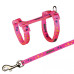 Поводок+шлея для кошек Trixie Cat Harness with Leash нейлоновая, 22-36 см, 1.2 м