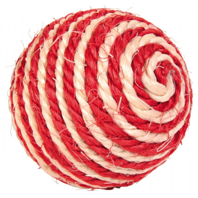 Мячик Trixie Sisal Ball для кошек сизалевый, 6 см Мячик Trixie Sisal Ball для кошек сизалевый, 6 см