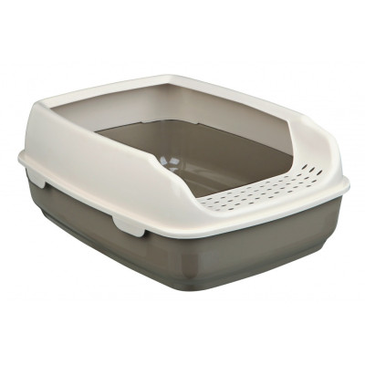 Туалет Trixie Delio Litter Tray для кошек с рамкой, пластик, 35х20х48 см