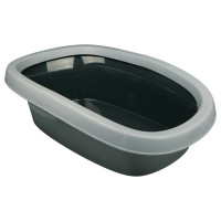 Туалет Trixie Carlo Litter Tray для кошек с рамкой, пластик, 31х43х14 см