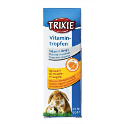 Витамины Trixie Vitamin Drops для грызунов, укрепление иммунитета, 15 мл