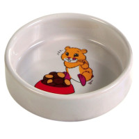 Миска Trixie Ceramic Bowl для мелких грызунов, керамика, 0.1 л Миска Trixie Ceramic Bowl для мелких грызунов, керамика, 0.1 л