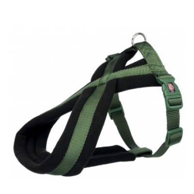 Шлея Trixie Premium Touring Harness для собак нейлоновая, 50-80 см оливковая