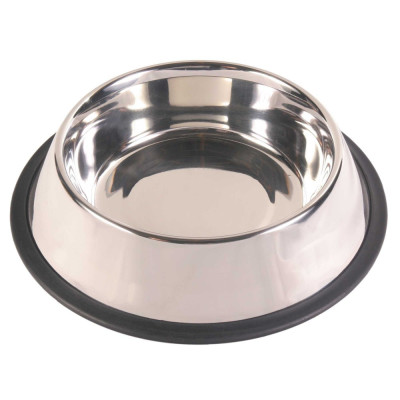 Миска Trixie Stainless Steel Bowl для собак, нержавіюча сталь, 1.8 л (24854)