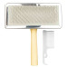 Пуходерка+гребінець Trixie Soft Brush для собак, дерево, 11х14 см