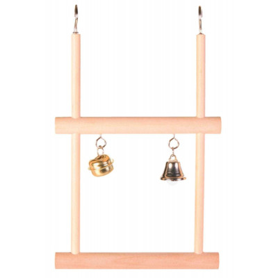 Качели Trixie Swinging Trapeze для птиц с колокольчиками, 12х20 см