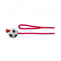 Мяч Trixie Soccer Ball on a Rope для собак резиновый, на канате, 6 см Мяч Trixie Soccer Ball on a Rope для собак резиновый, на канате, 6 см