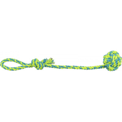 Мяч Trixie Playing Rope with Woven-in Ball для собак плетеный, с канатом, 7х50 см