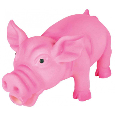 Іграшка Trixie Pig для собак латексна, хрюкаючий порося, 17 см