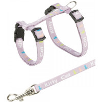 Поводок+шлея Trixie Kitten Harness для кят нейлоновая, 21-33 см, 1.2 м Поводок+шлея Trixie Kitten Harness для кят нейлоновая, 21-33 см, 1.2 м