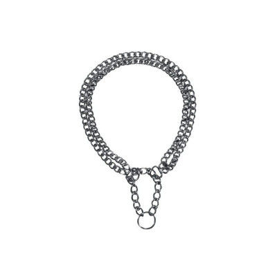 Ошейник Trixie Semi-Choke Chain для собак двухрядный хромированный 2 мм, 40 см (2242)