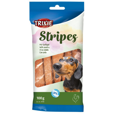 Лакомство для собак Trixie Stripes Light, с мясом домашней птицы, 100 г (3156)