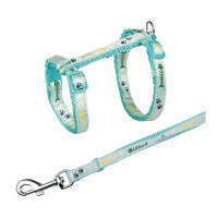 Поводок+шлея для кошек Trixie Cat Harness with Leash нейлоновая, 22-36 см, 1.2 м Поводок+шлея для кошек Trixie Cat Harness with Leash нейлоновая, 22-36 см, 1.2 м
