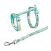 Поводок+шлея для кошек Trixie Cat Harness with Leash нейлоновая, 22-36 см, 1.2 м