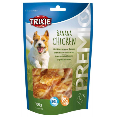 Лакомство для собак Trixie Premio Banana & Chicken, с курицей и бананом 100 г (31582)