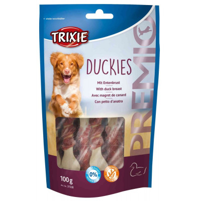 Лакомство для собак Trixie Premio Duckies, с уткой, 100 г (31538)