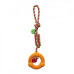 Кільце Trixie Playing Rope with Ring для собак гумове, на канаті, 12х41 см
