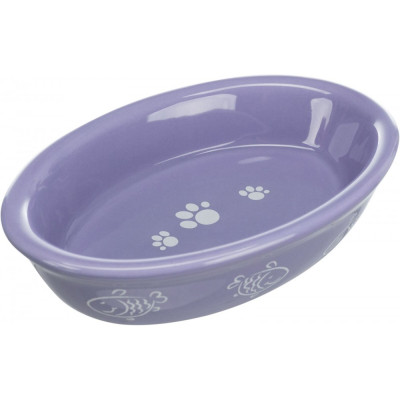 Миска Trixie Ceramic Bowl для кошек овальная, керамика, 0.2 л