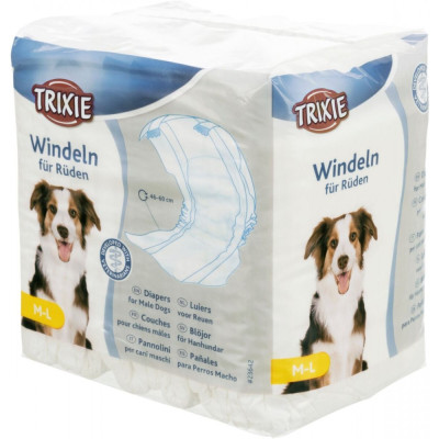 Памперси Trixie для кобелів M-L, 46-60 см