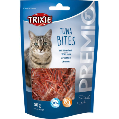 Ласощі Trixie Premio Tuna Bites для котів з куркою та тунцем, 50 г