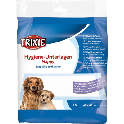 Пеленки Trixie для собак с ароматом лаванды 40х60 см, 7 шт