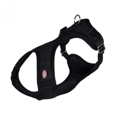 Шлея Trixie Comfort Soft Touring Harness для собак нейлонова, 25-35 см чорна